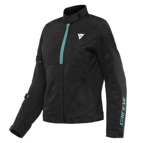 Dainese Damen Jacke TEX RISOLUTA AIR - schwarz-türkis (Grösse: 42) von Dainese