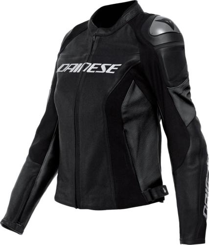 Dainese Damen Lederjacke Racing 4 - schwarz (Grösse: 42) von Dainese