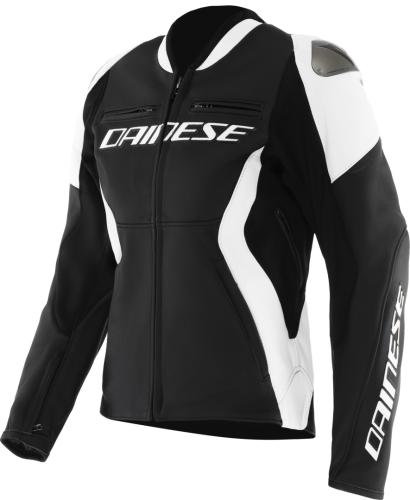 Dainese Damen Lederjacke Racing 5 - schwarz-weiss (Grösse: 44) von Dainese