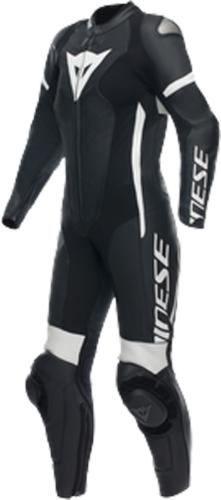 Dainese Damen Lederkombi perf. 1-tlg. Grobnik - schwarz-weiss (Grösse: 40) von Dainese