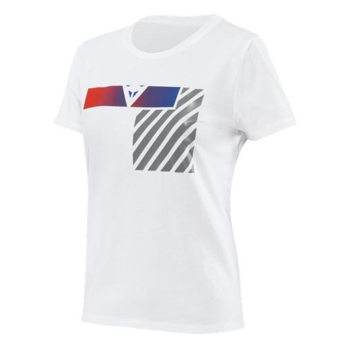 Dainese Damen T-Shirt ILLUSION - weiss-grau-rot (Grösse: L) von Dainese