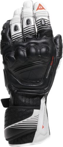 Dainese Handschuh Fiero Metal - schwarz-weiss-fluo rot (Grösse: L) von Dainese