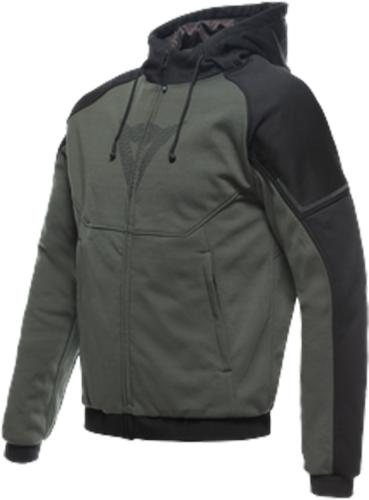 Dainese Hoodie mit Reissverschluss Daemon-X Safety - grün-schwarz (Grösse: 48) von Dainese