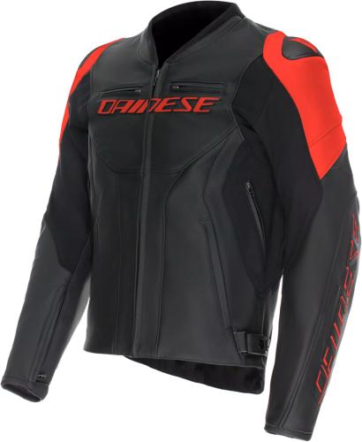 Dainese Lederjacke Racing 5 - schwarz-fluo rot (Grösse: 52) von Dainese