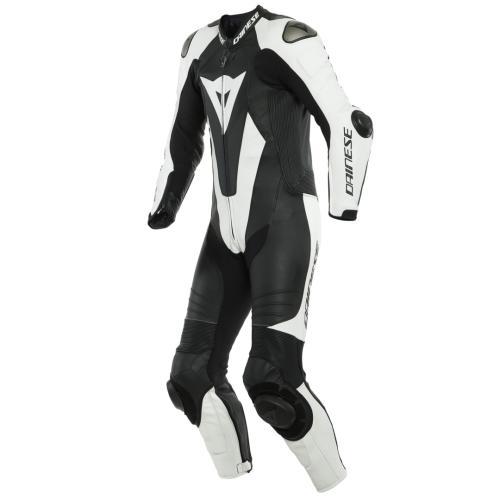 Dainese Lederkombi perf. 1-tlg. LAGUNA SECA 5 K/L - schwarz-weiss (Grösse: 26) von Dainese