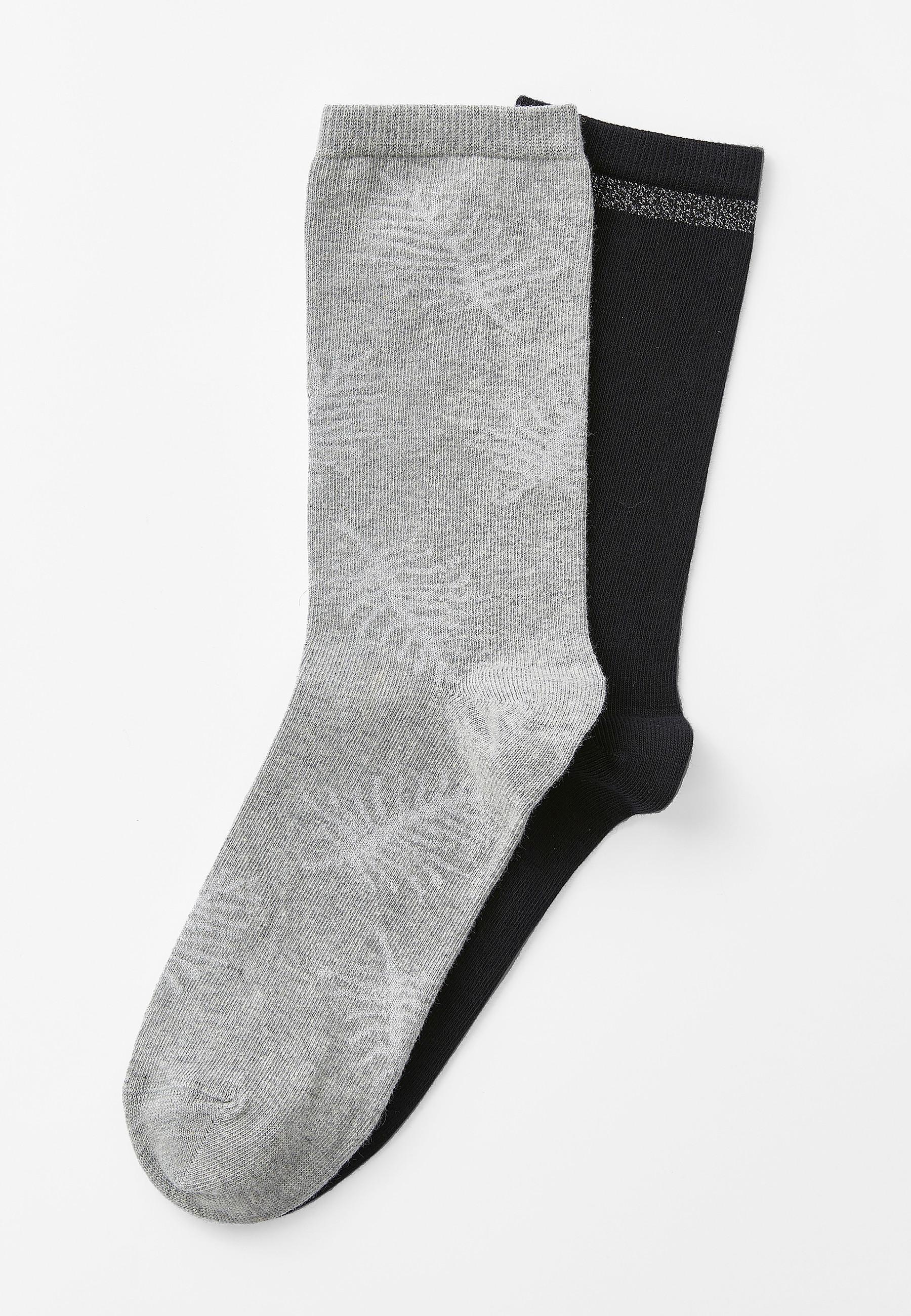 2er-pack Socken Mit Fantasiemuster. Damen Grau 36-38 von Damart