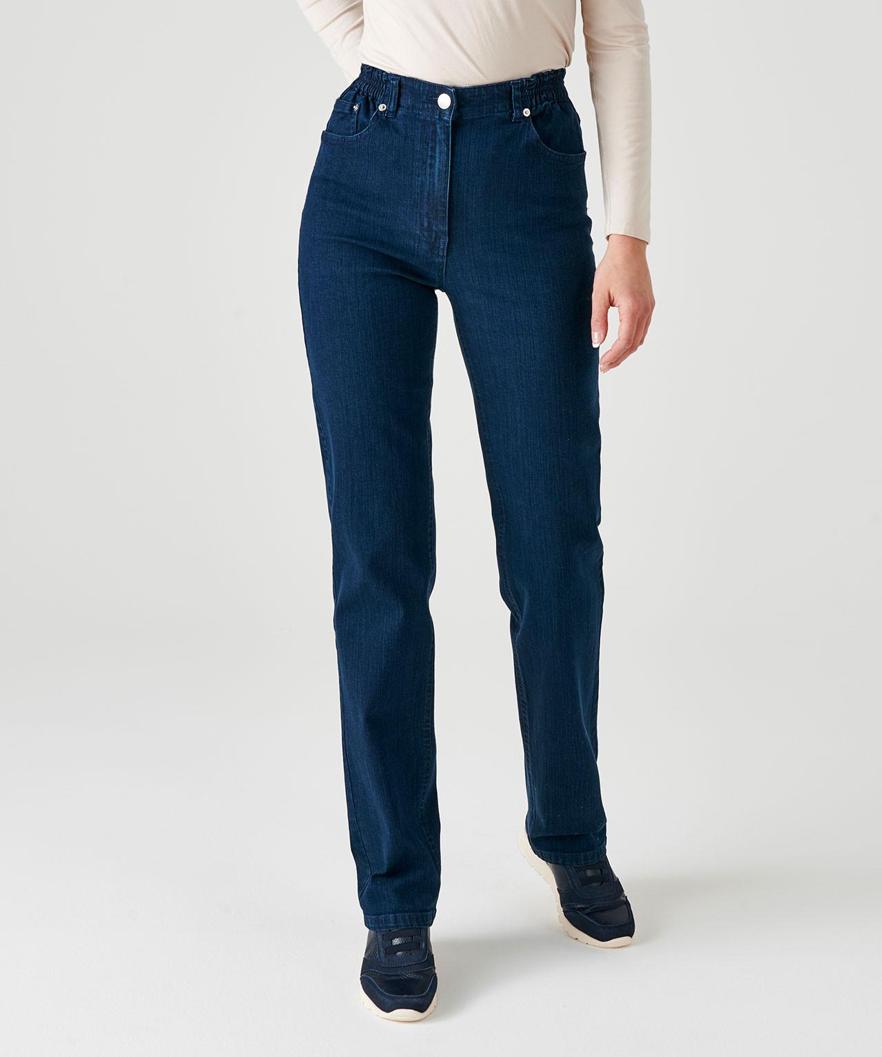 5-pocket-jeans In 2 Körpergrößen. Damen Blau 38 von Damart