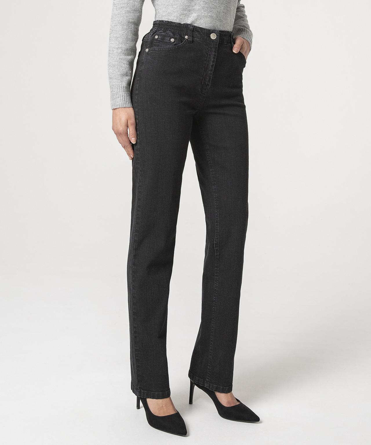 5-pocket-jeans In 2 Körpergrößen. Damen Schwarz 48 von Damart