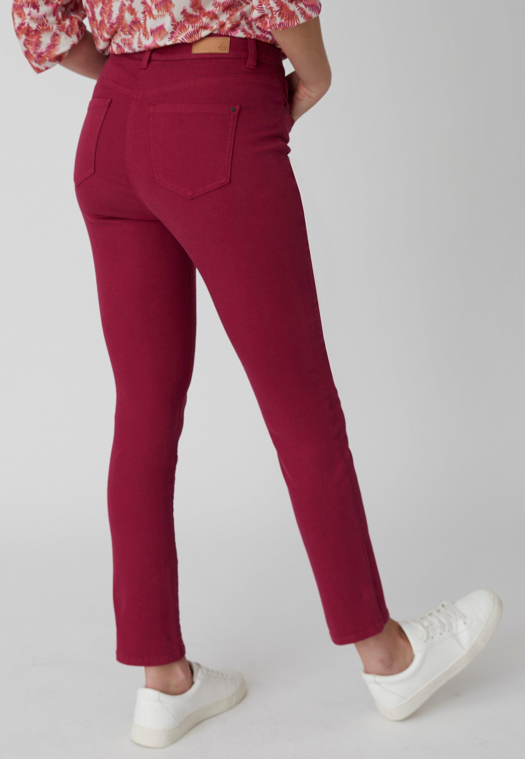 78-slim-jeans, Perfect Fit By . Damen Rot 48 von Damart