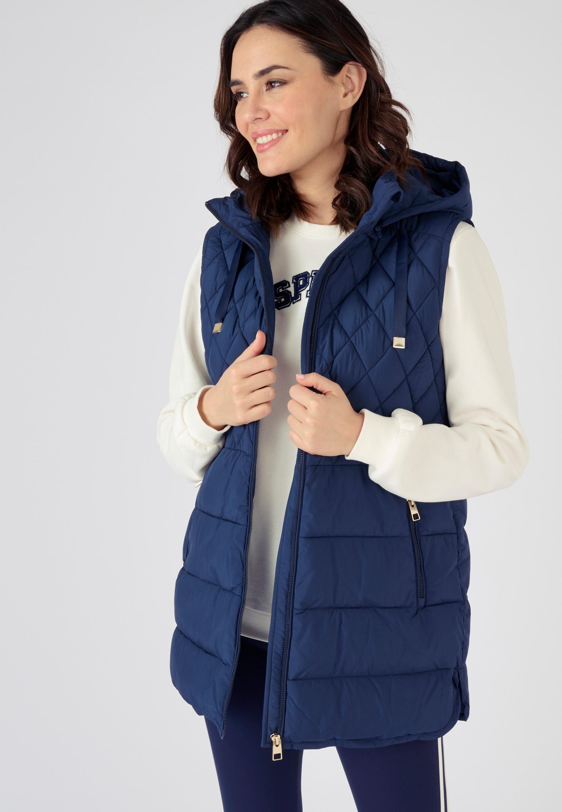 Ärmellose Daunenjacke Damen Blau 34-36 von Damart