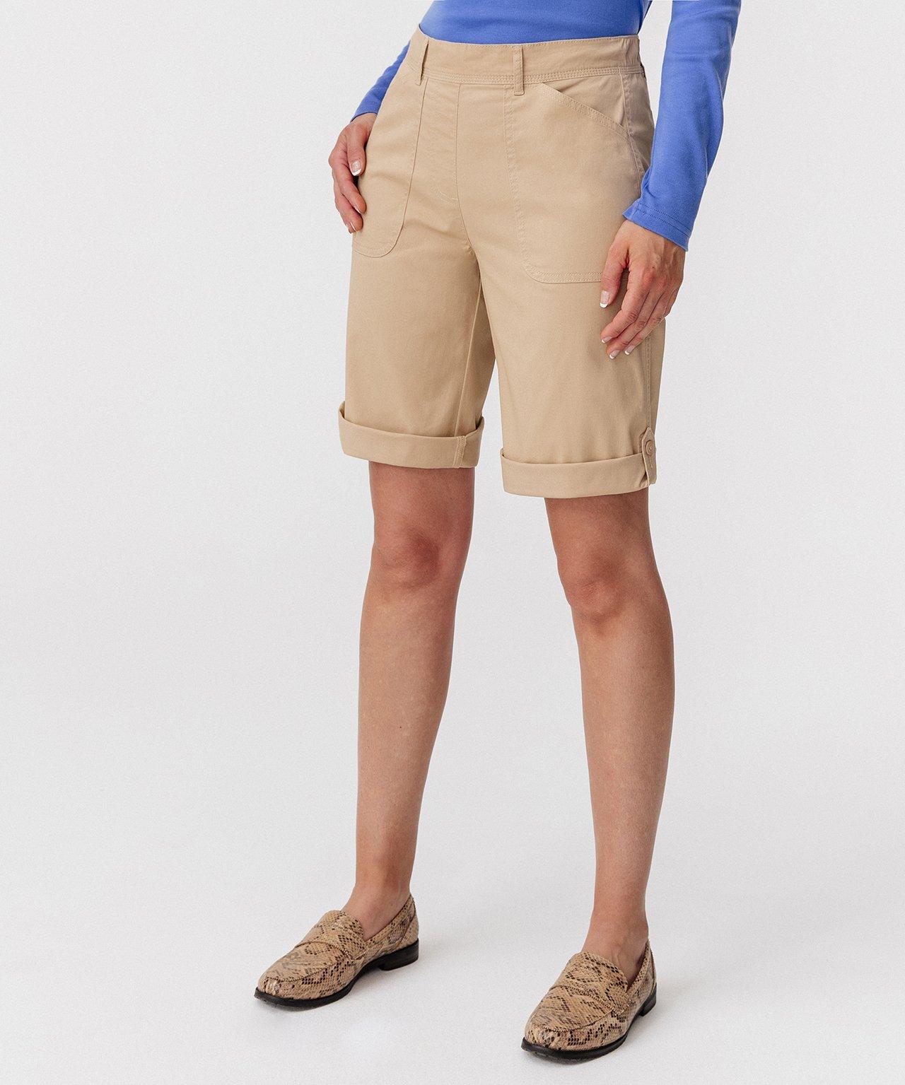 Bermudas, In Shorts Verwandelbar. Damen Braun 50 von Damart