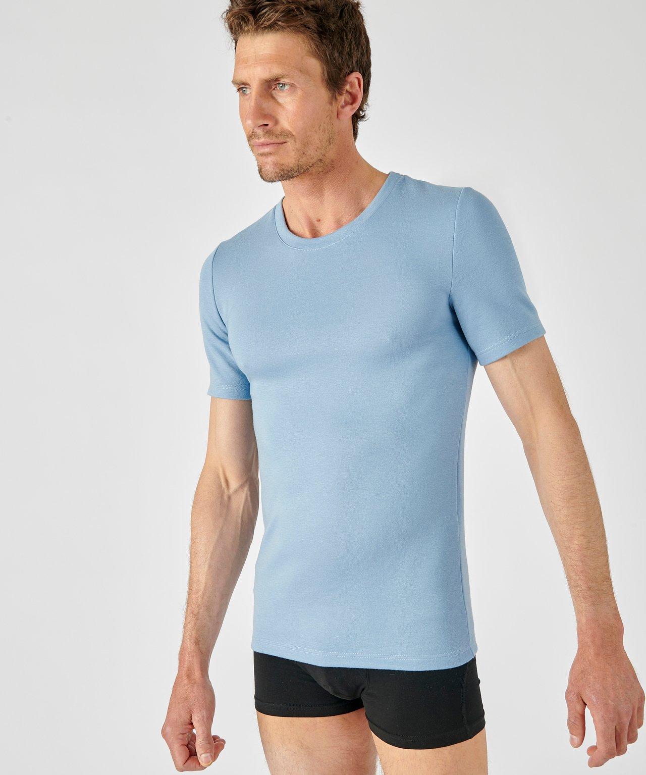 T-shirt, Wärmegrad Medium 3. Herren Blau S von Damart