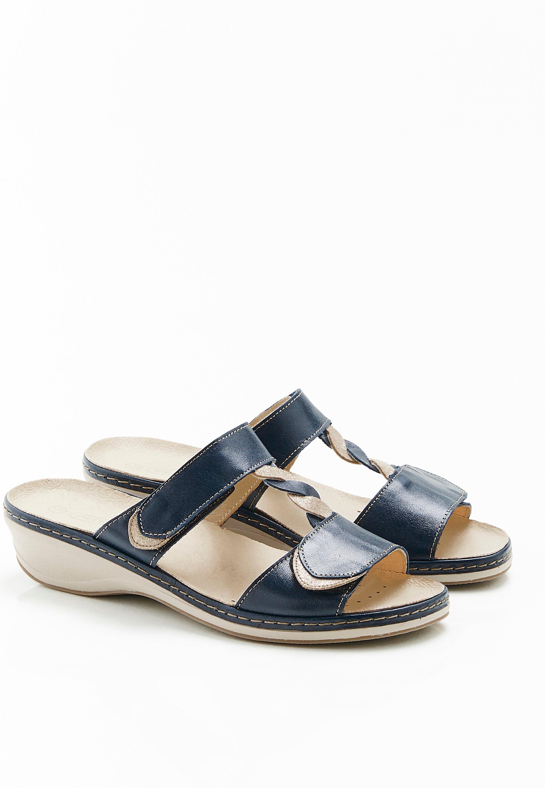 Sandalen Mit Kompletter Öffnung, Piedical®. Damen Blau 36 von Damart