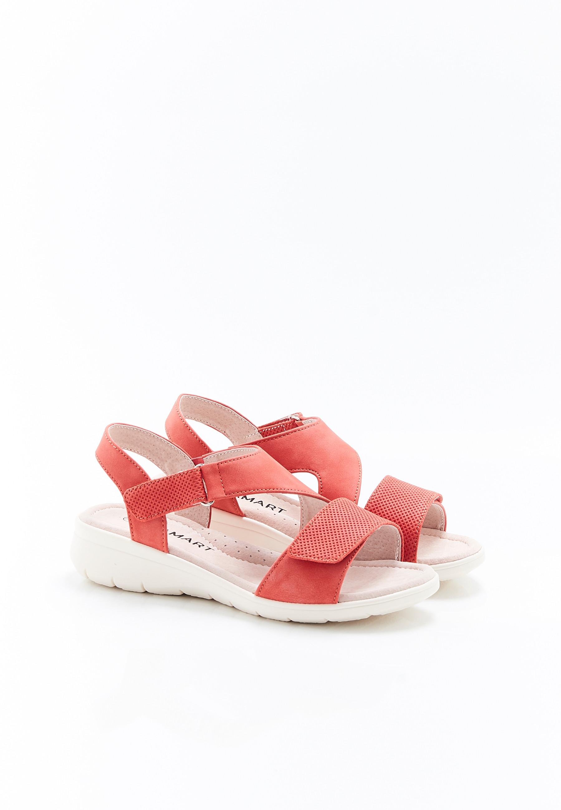 Sandalen Mit Keilabsatz, Komplett Zu Öffnen. Damen Rosa 37 von Damart