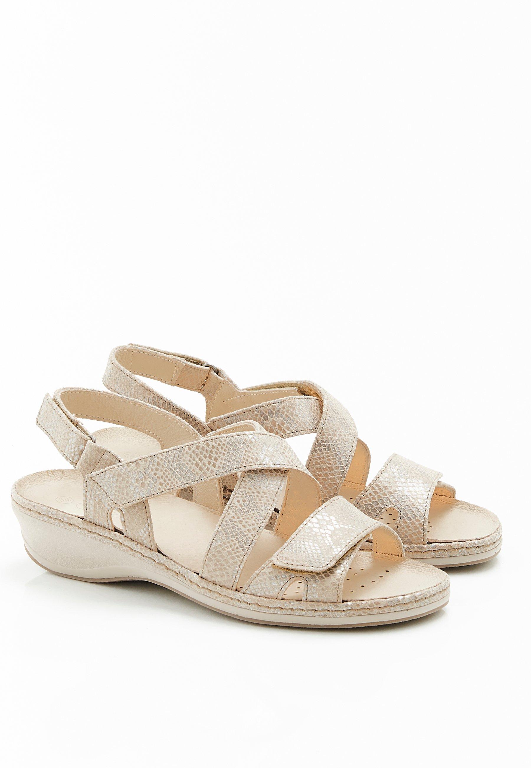 Sandalen Mit Kompletter Öffnung, Piedical®. Damen Braun 38 von Damart