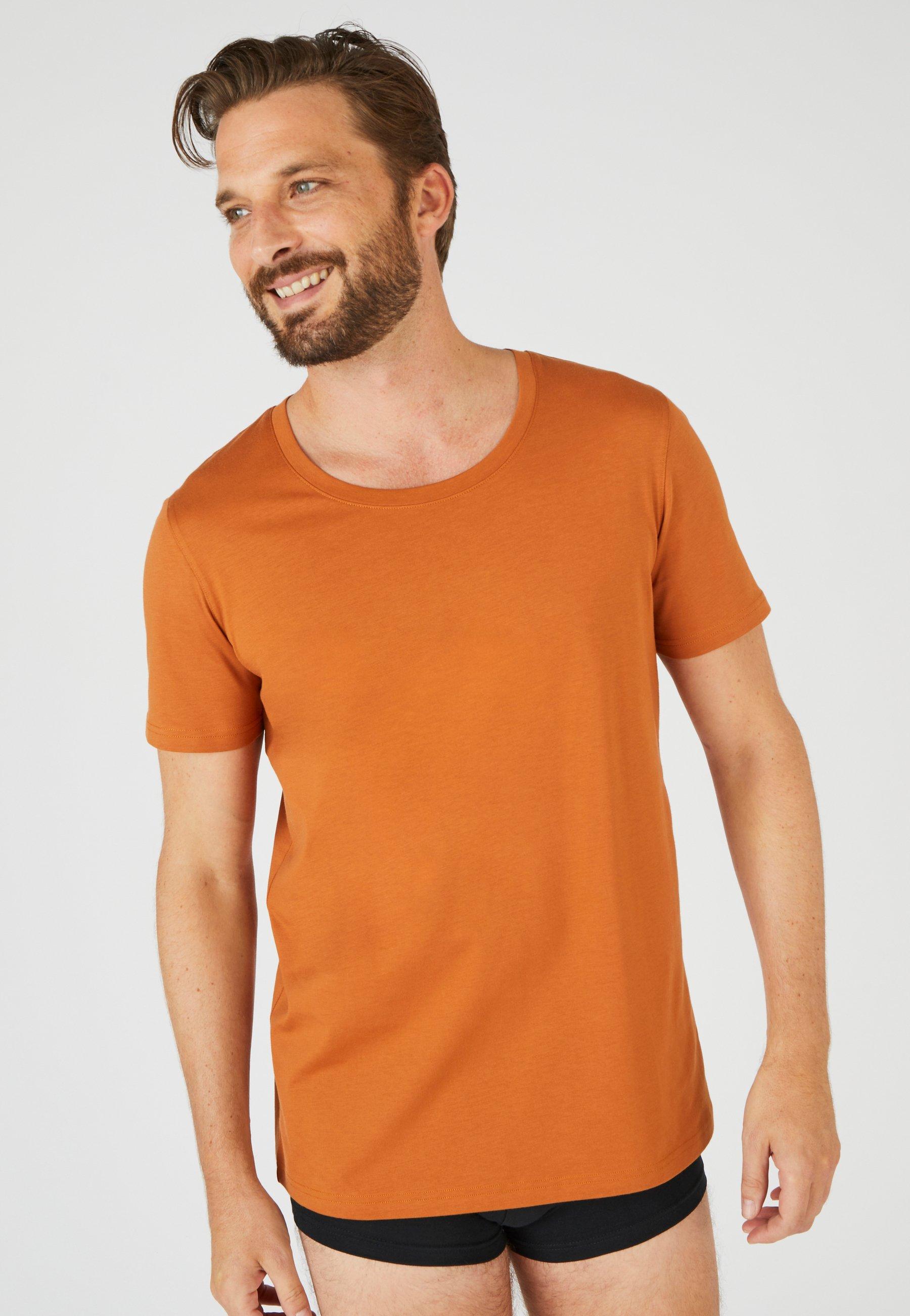 T-shirt. Herren Camel L von Damart