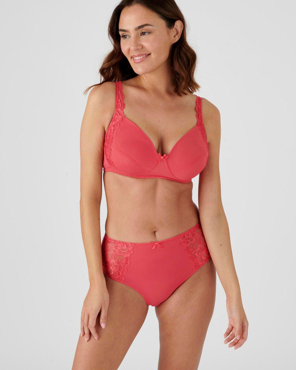 Slip ,midi Eva Damen Rot 38/40 von Damart