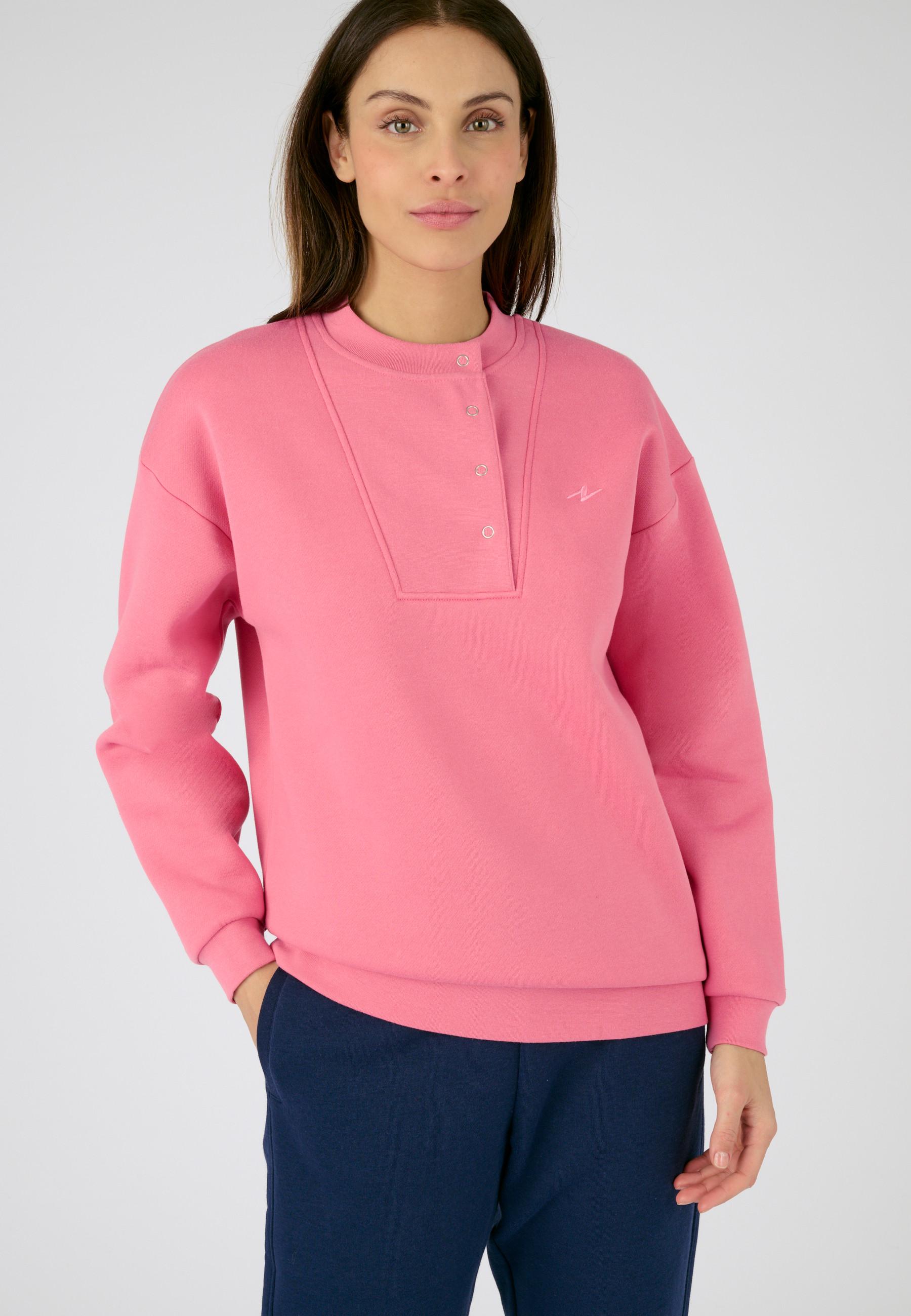 Sweatshirt Mit Gerippten Abschlüssen Thermolactyl Damen Rosa 42/44 von Damart