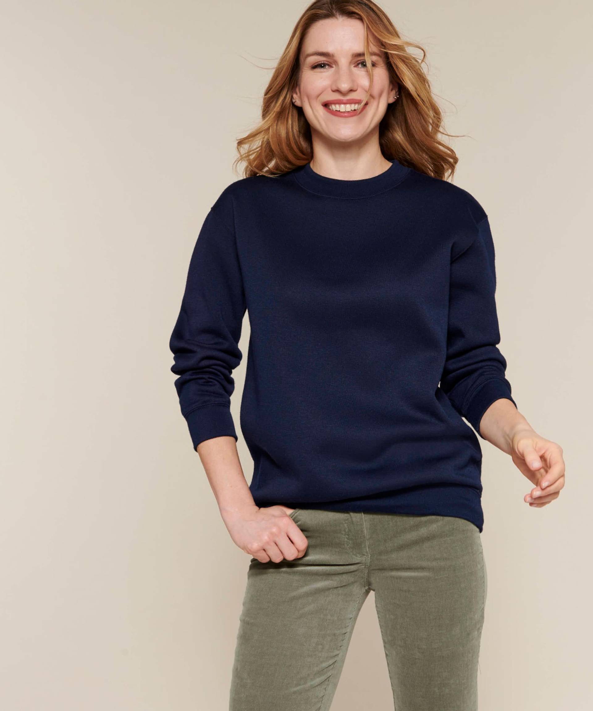 Sweatshirt. Damen Blau 42/44 von Damart