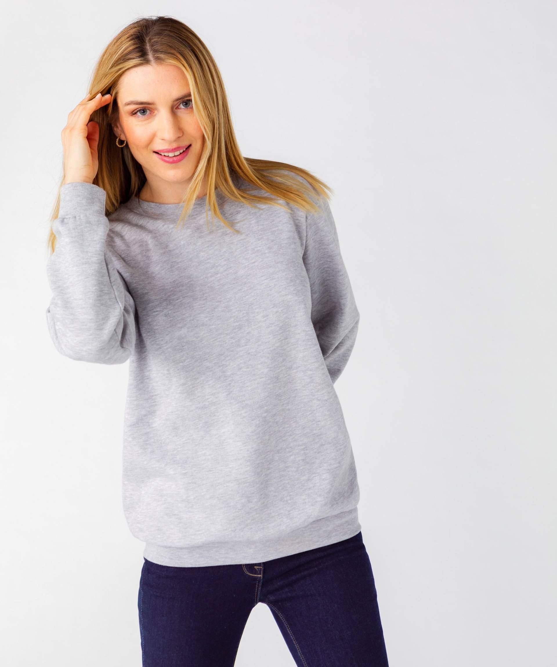 Sweatshirt. Damen Grau 42/44 von Damart