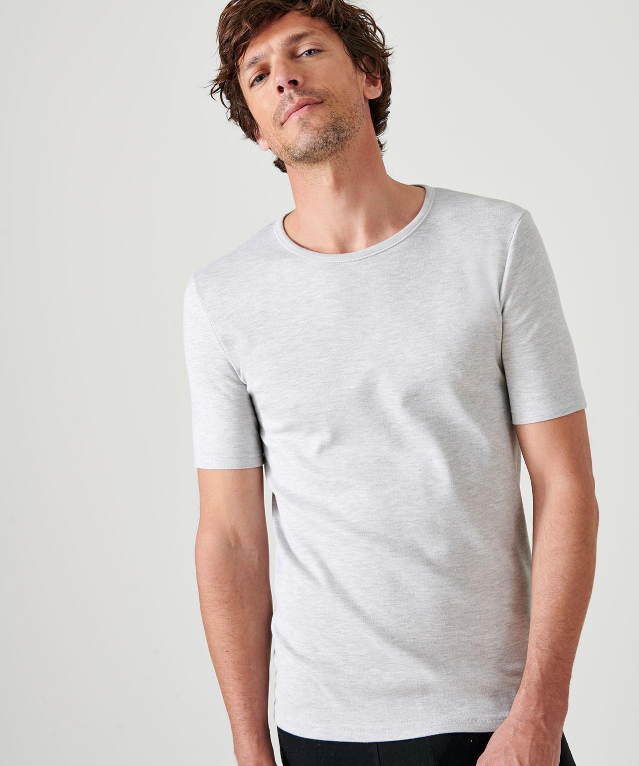 T-shirt, Wärmegrad Medium 3. Herren Grau 4XL von Damart