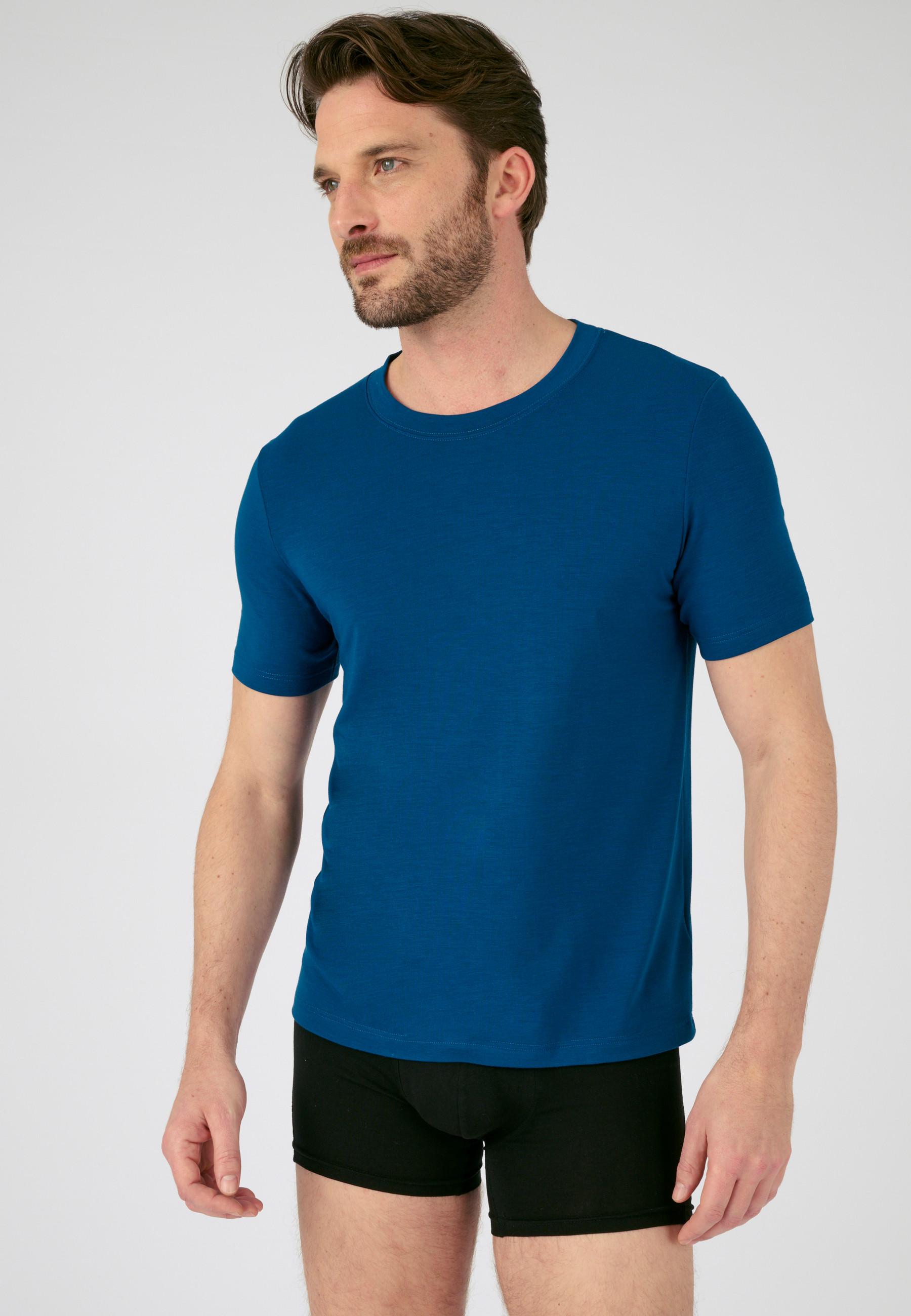 Thermoregulierendes T-shirt Herren Blau L von Damart