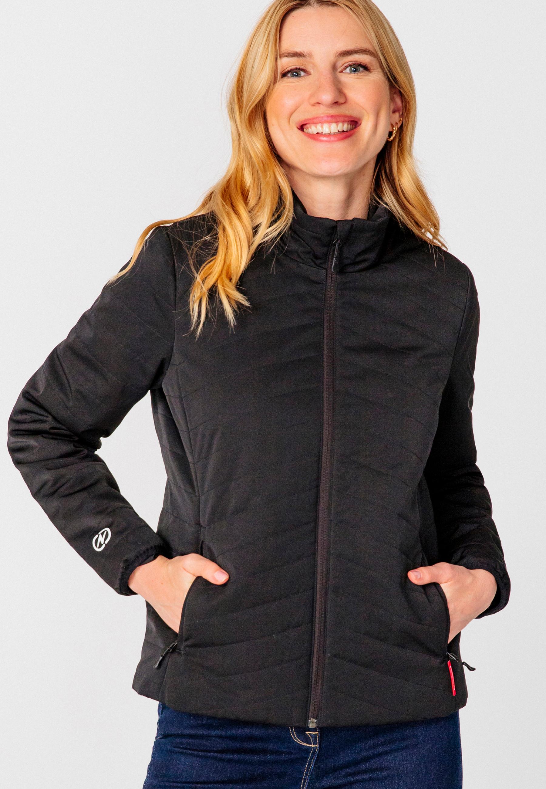 Wasserabweisende Thermolactyl-steppjacke Mit Langen Ärmeln, . Damen Schwarz 38/40 von Damart