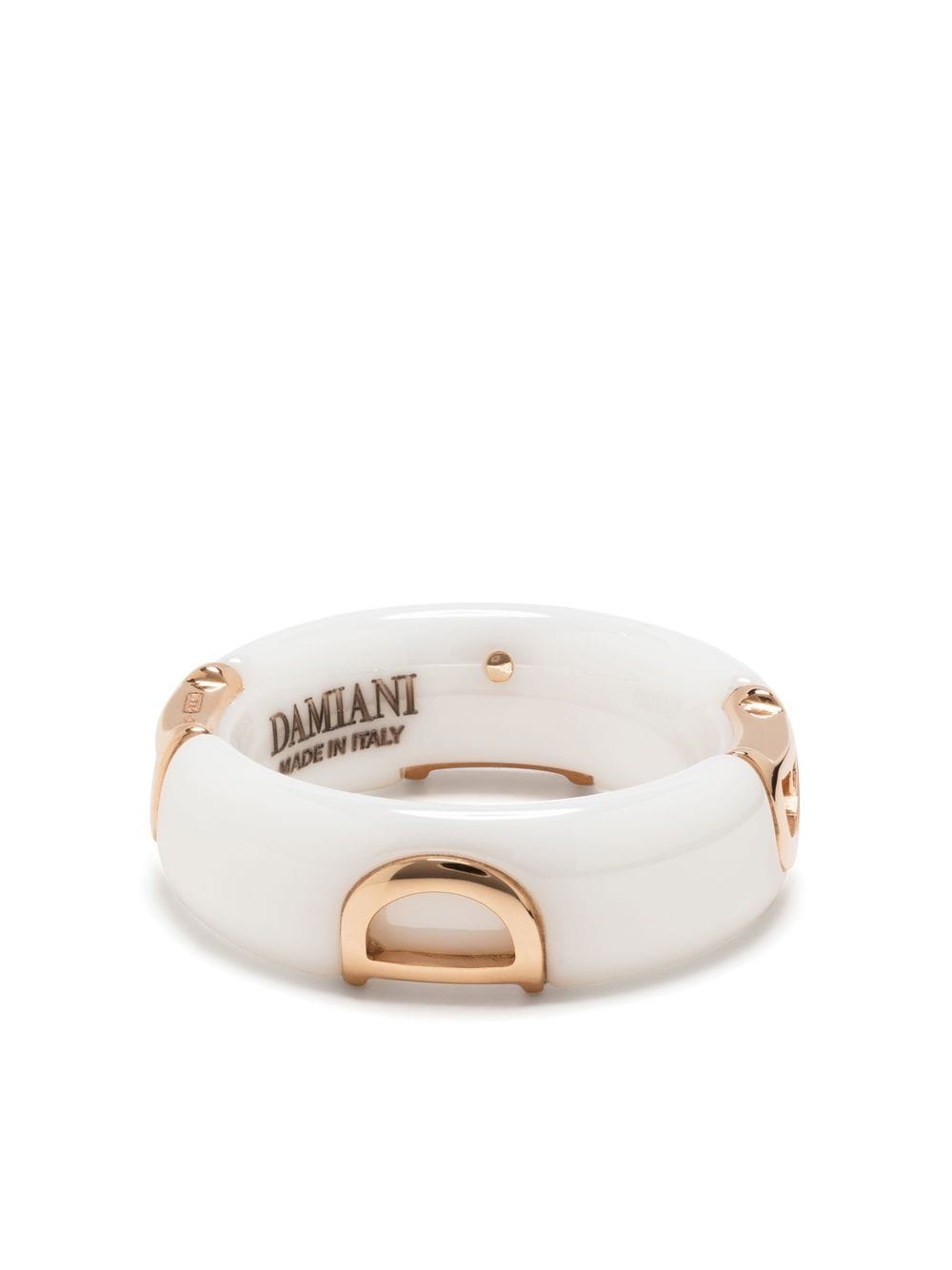 Damiani 18kt rose gold D.Icon diamond band ring - Pink von Damiani