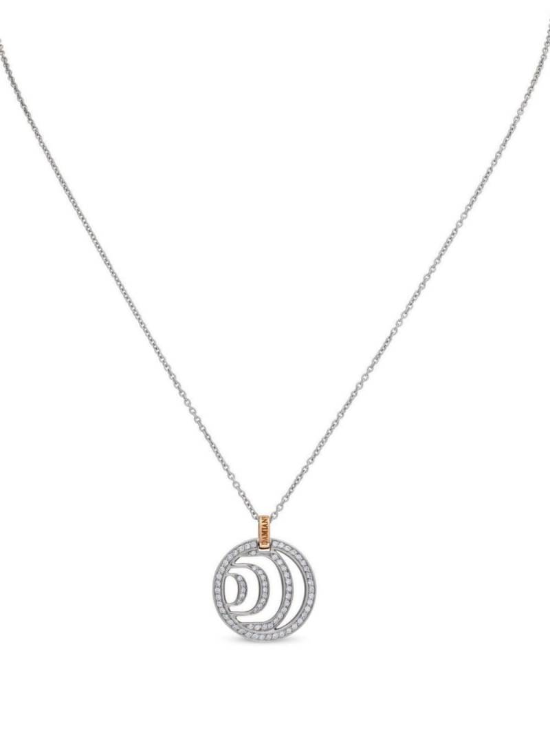 Damiani 18kt white and rose gold Damianissima diamond pendant necklace - Brown von Damiani