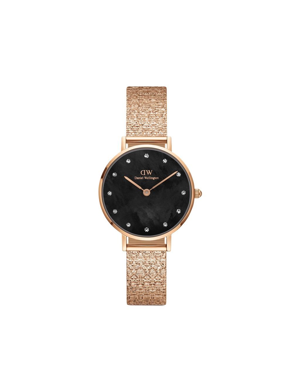 Daniel Wellington Petite Pressed Studio Lumine 28mm - Black von Daniel Wellington