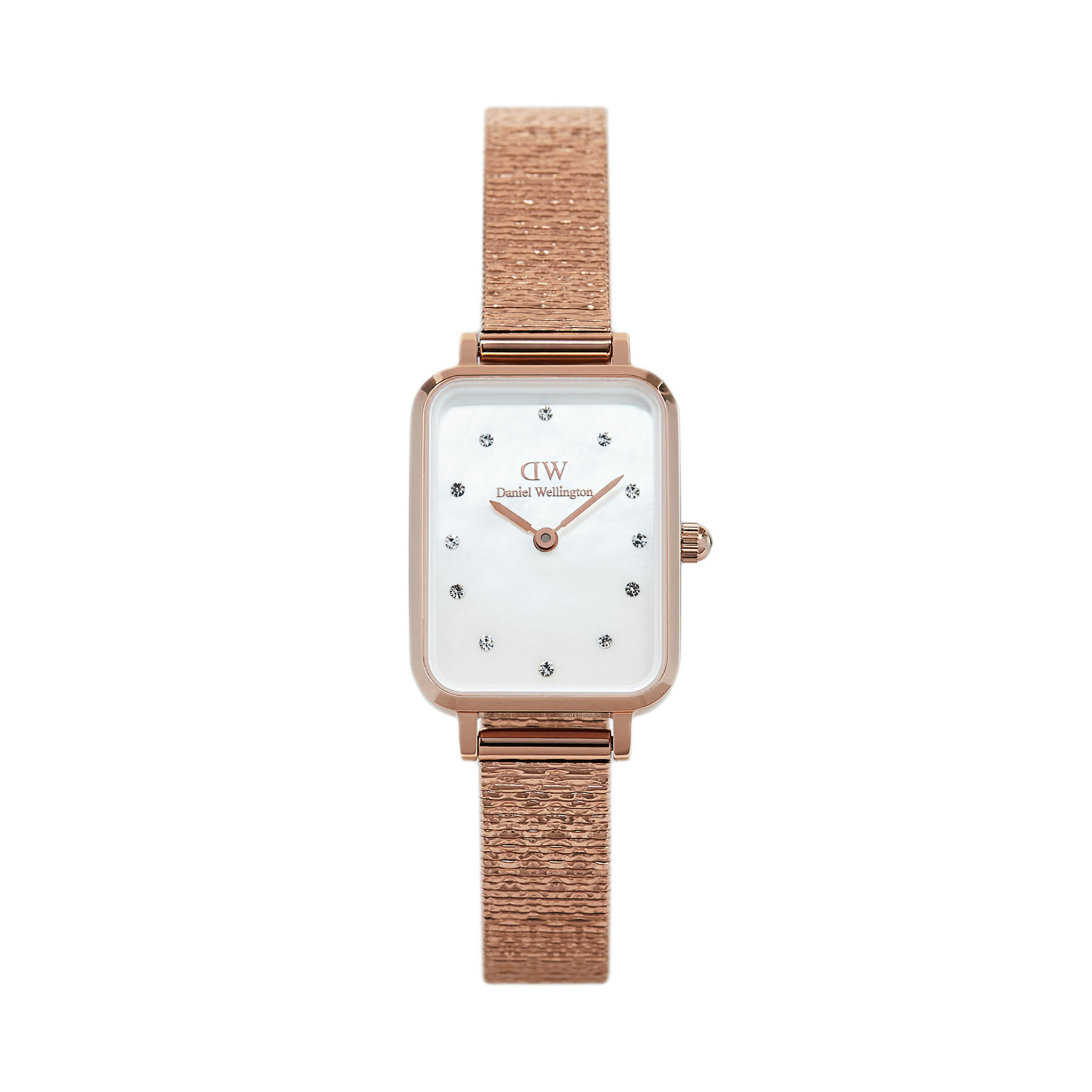 Uhr Daniel Wellington Quadro Lumine Pressed Piano DW00100578 Gold/White von Daniel Wellington