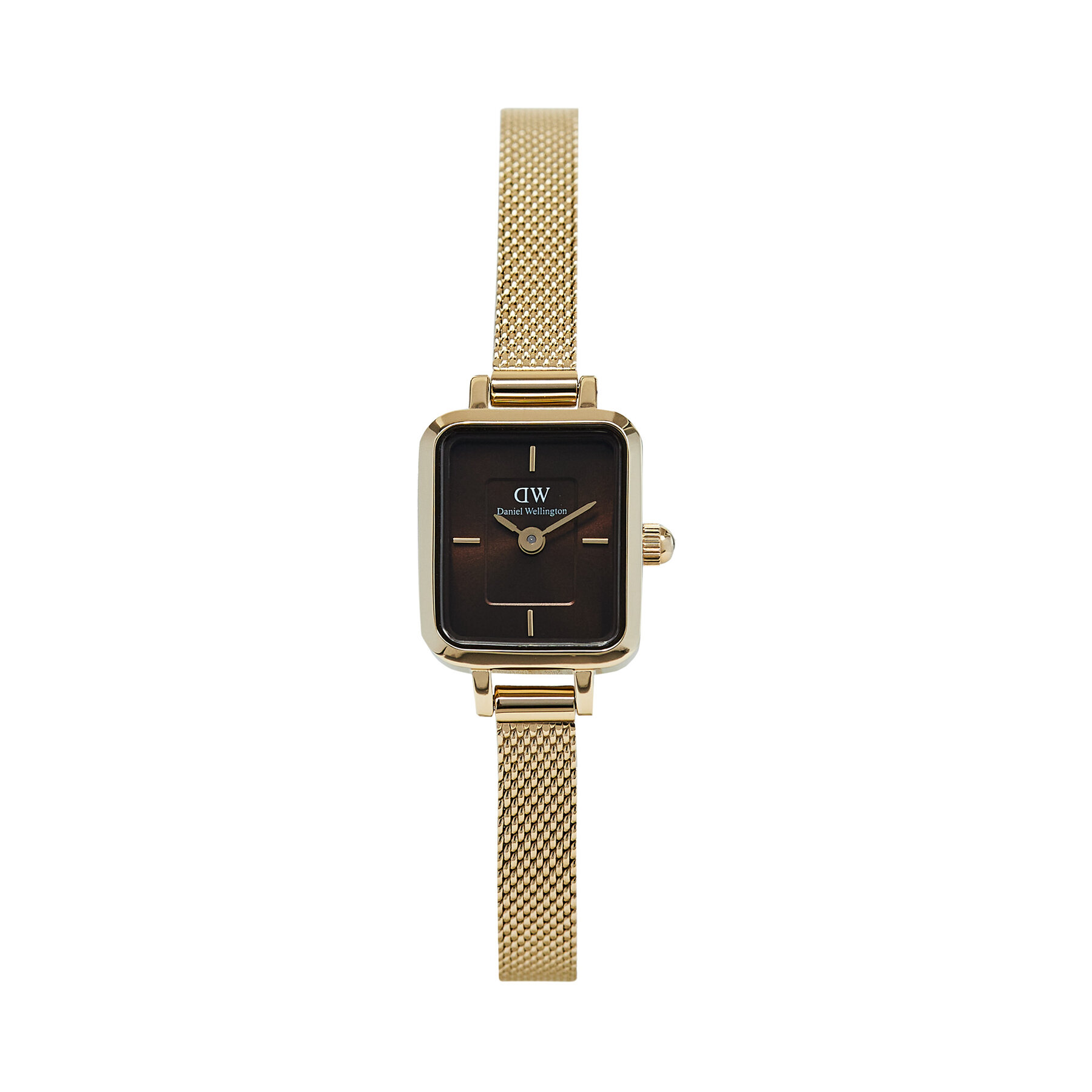Uhr Daniel Wellington Quadro Mini Evergold Amber DW00100654 Gold/Brown von Daniel Wellington