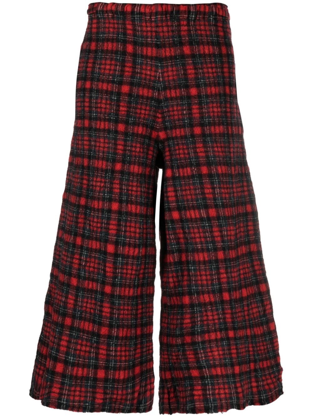 Daniela Gregis tartan wide-leg trousers - Red von Daniela Gregis