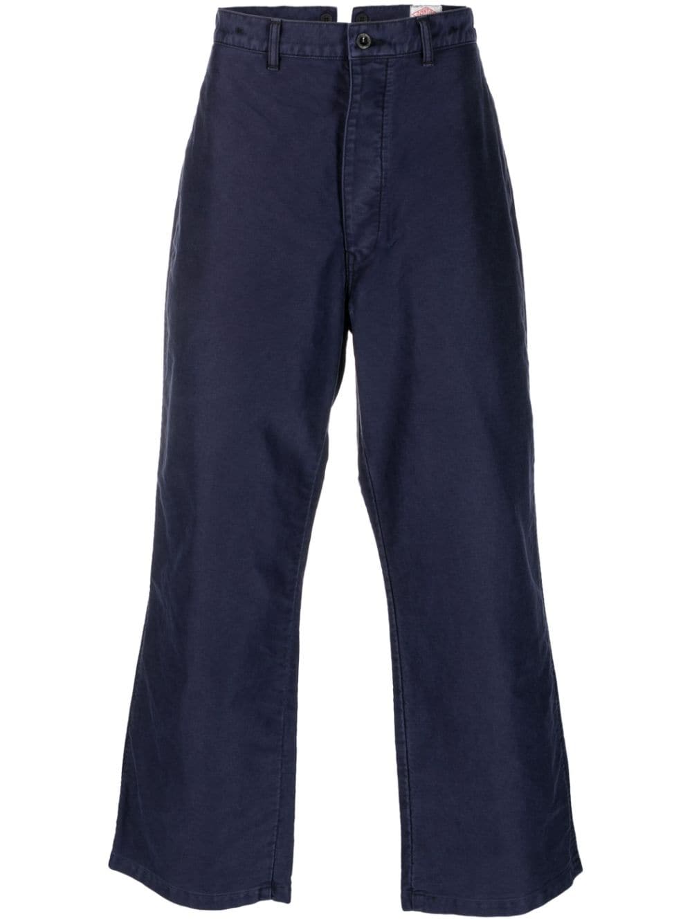 Danton Moleskin French Work cotton pants - Blue von Danton