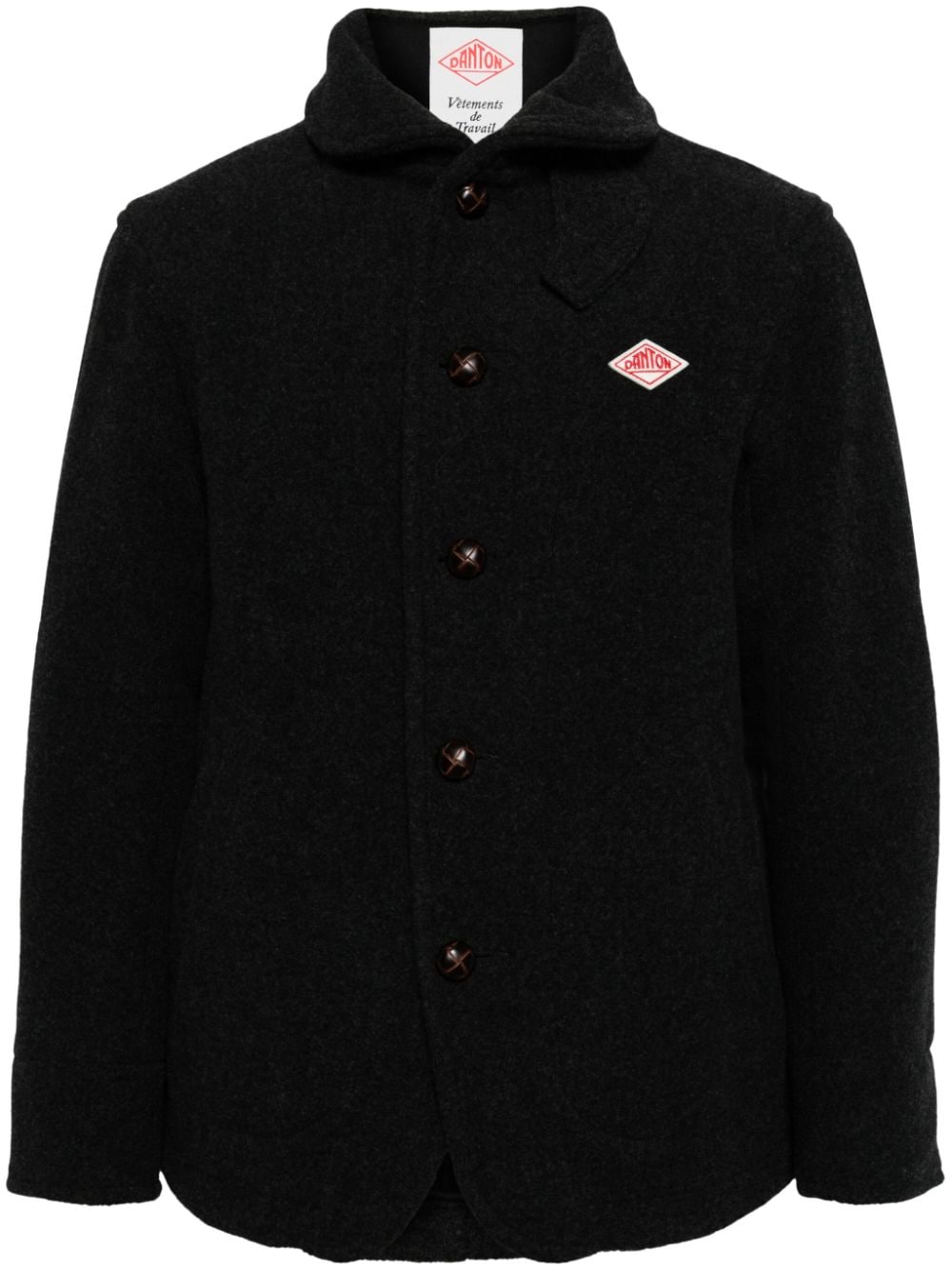 Danton wool-blend shirt jacket - Black von Danton