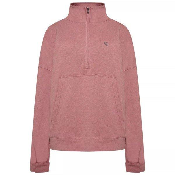 Laura Whitmore Recoup Ii Sweatshirt Mit Halbem Reißverschluss Damen Dusty Rose 38 von Dare 2B