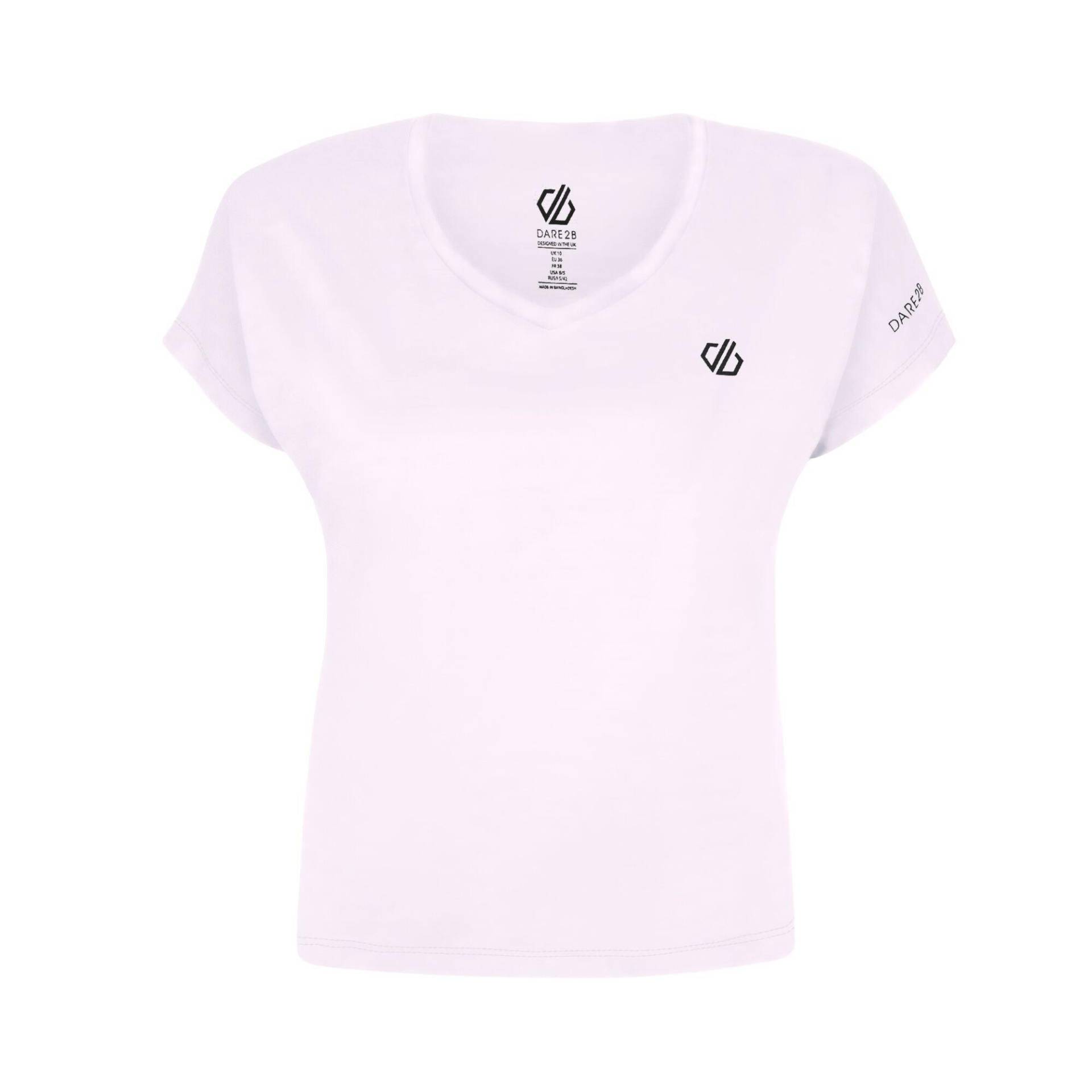 Refining Tshirt Damen Weiss 42 von Dare 2B