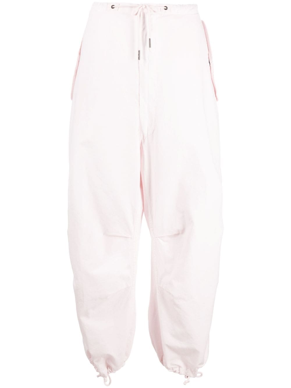 DARKPARK cotton drawstring trousers - Pink von DARKPARK