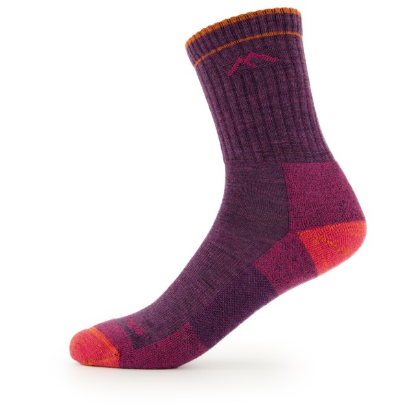 Darn Tough - Women's Hiker Micro Crew Midweight With Cushion - Wandersocken Gr L;M lila;türkis von Darn Tough