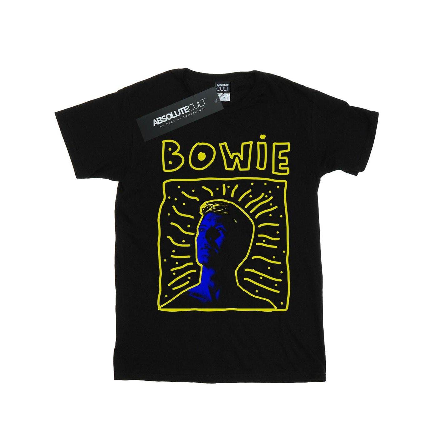 90s Frame Tshirt Jungen Schwarz 140/146 von David Bowie