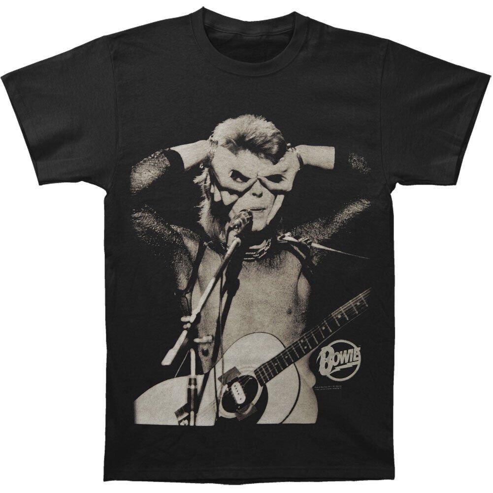 Acoustics Tshirt Damen Schwarz L von David Bowie