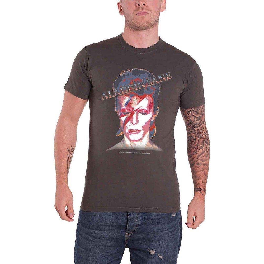 Aladdin Sane Tshirt Damen Grau L von David Bowie