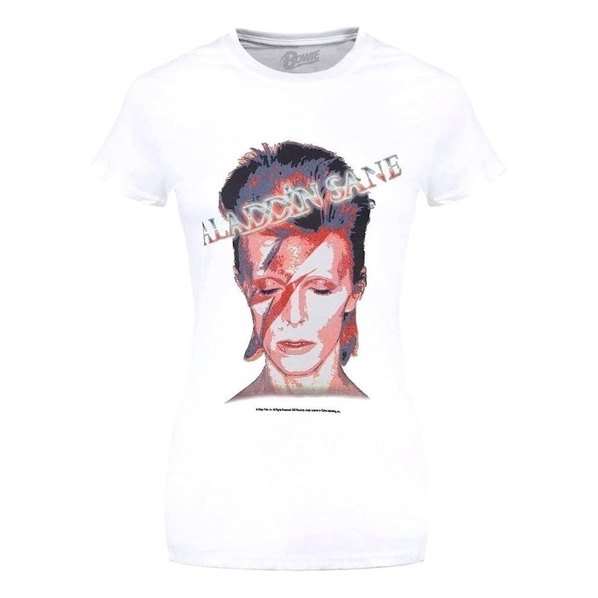 Aladdin Sane Tshirt Damen Weiss M von David Bowie