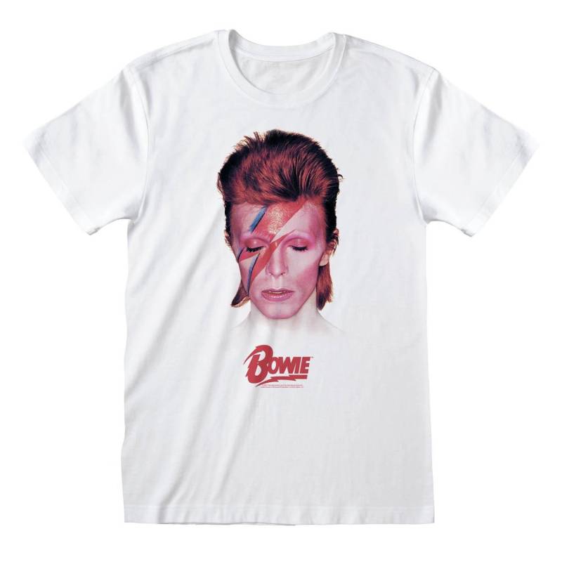 Aladdin Sane Tshirt Damen Weiss S von David Bowie
