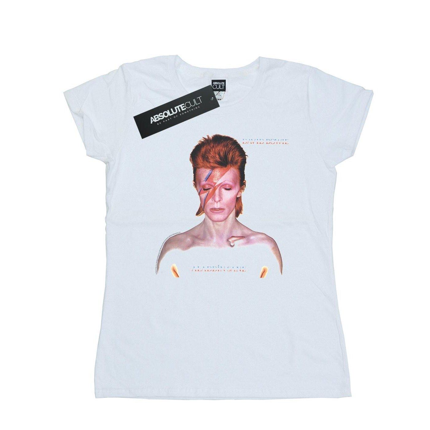 Aladdin Sane Version Tshirt Damen Weiss L von David Bowie