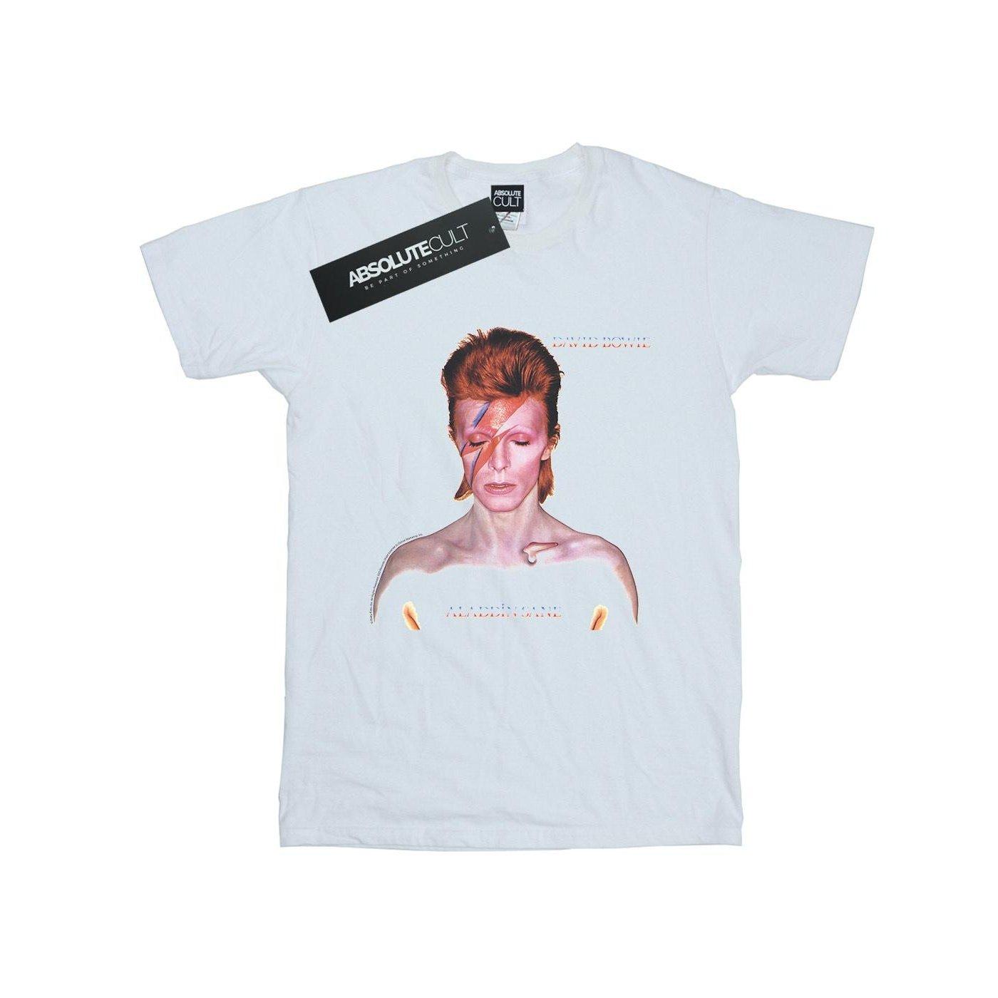 Aladdin Sane Version Tshirt Jungen Weiss 116 von David Bowie