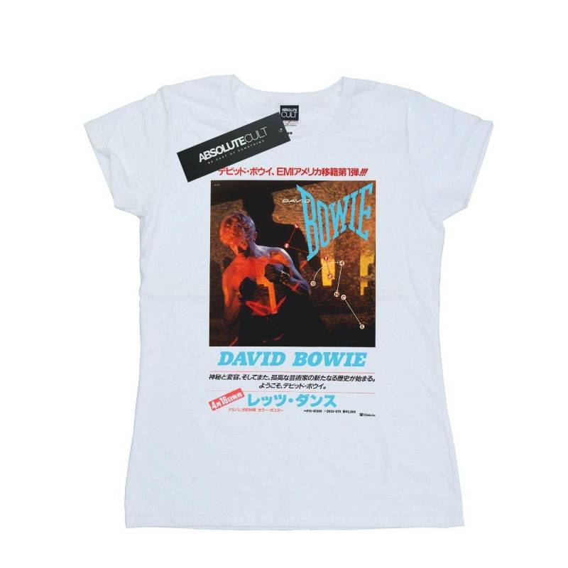 Asian Poster Tshirt Damen Weiss L von David Bowie