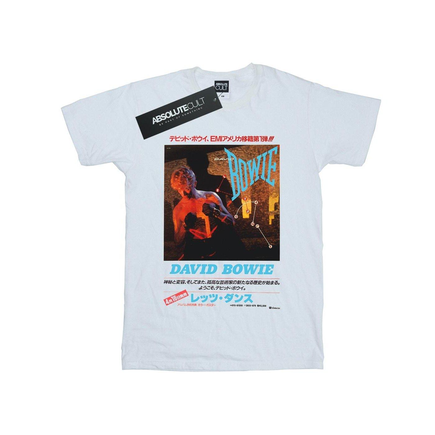 Asian Poster Tshirt Jungen Weiss 128 von David Bowie