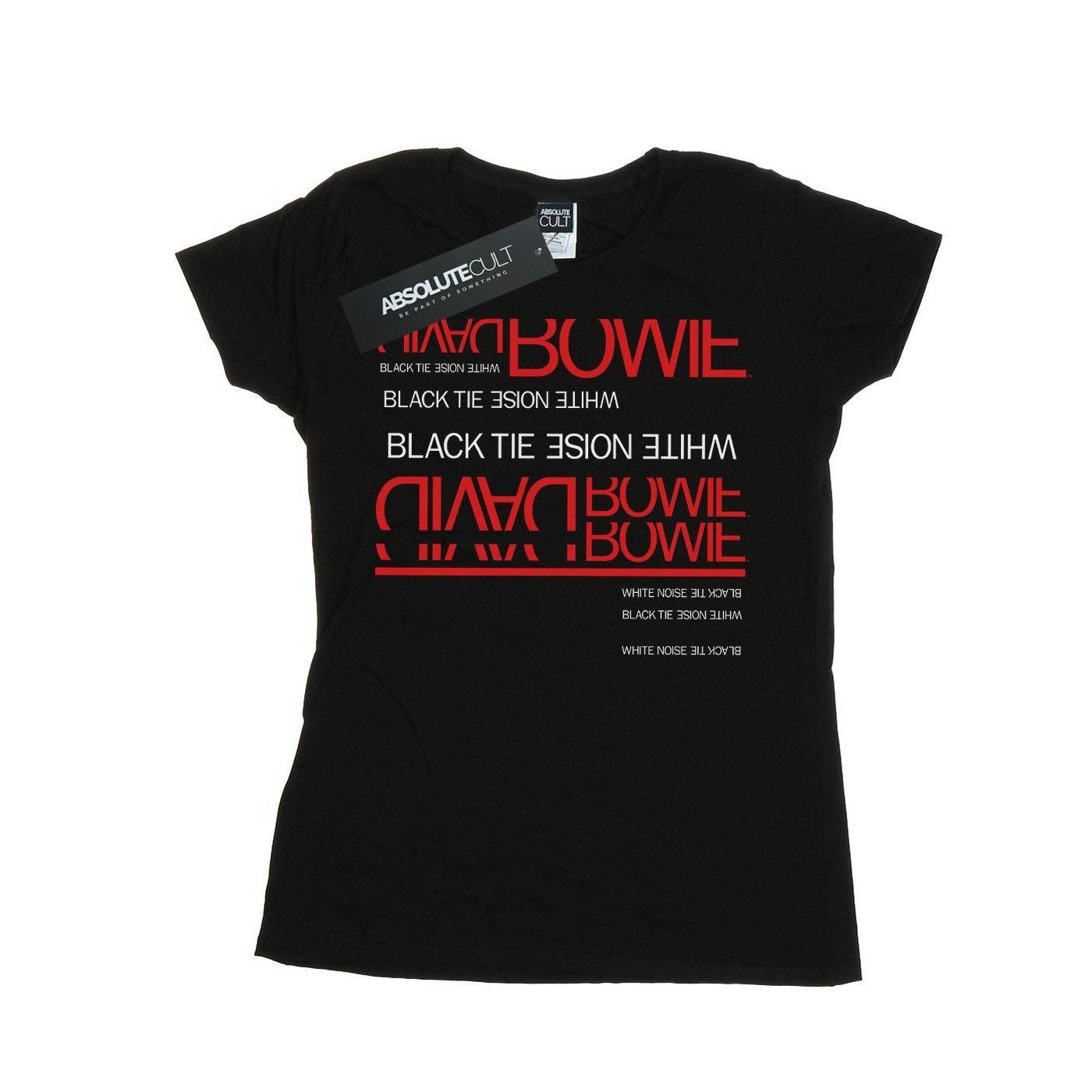 Black Tie White Noise Tshirt Damen Schwarz L von David Bowie