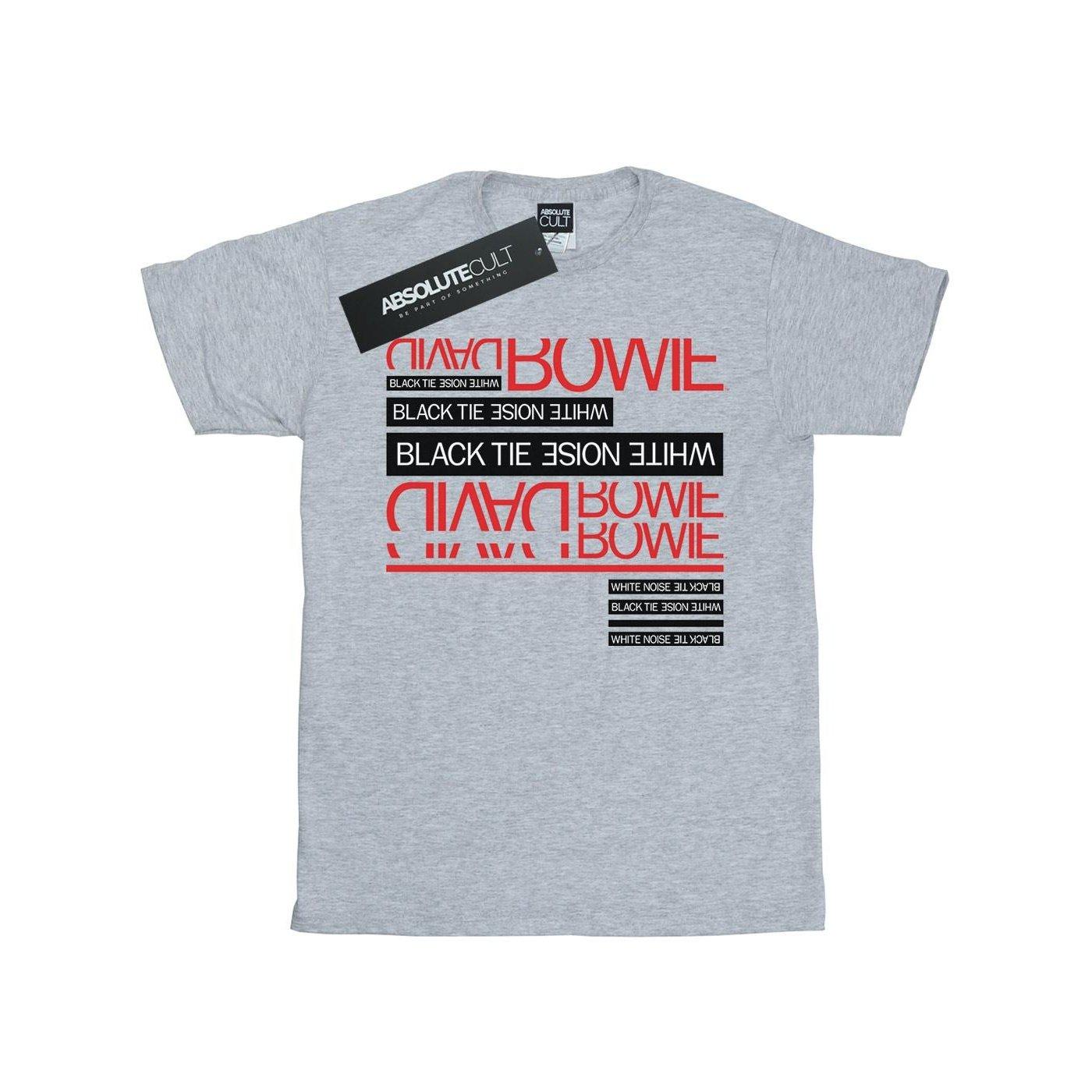 Black Tie White Noise Tshirt Jungen Grau 140/146 von David Bowie